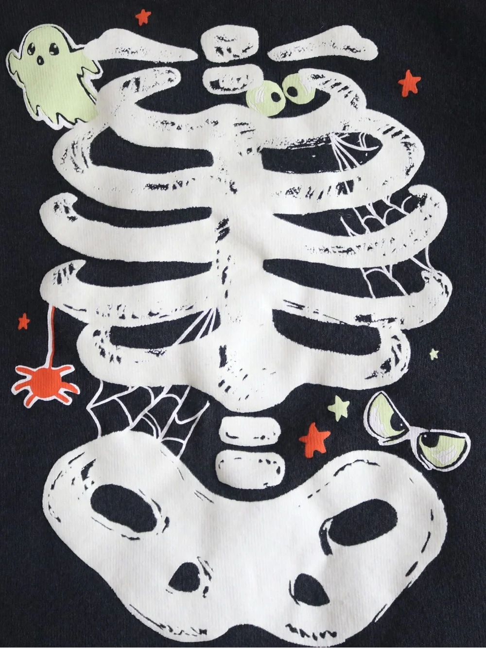 Carters | Glow in the Dark Skeleton Bones Halloween PJ Set Baby Boy Baby Girl